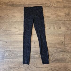 Lululemon Floral Wunder Under Leggings sz 2